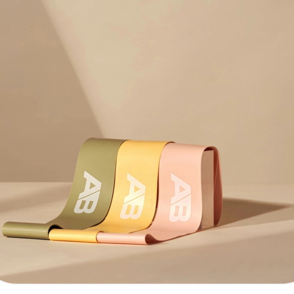 Resistance Bands Set - Pink, Yellow, Green - Picture 2 of 3